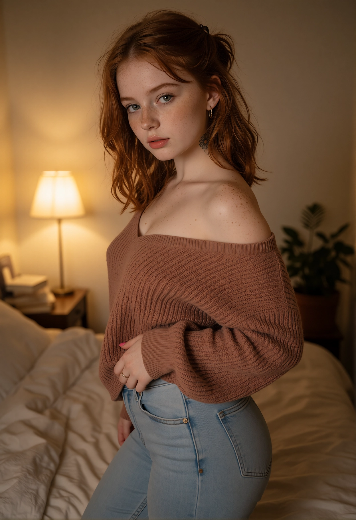 Tessa — Caucasian (Irish-American) redhead ai girlfriend on Xotic AI