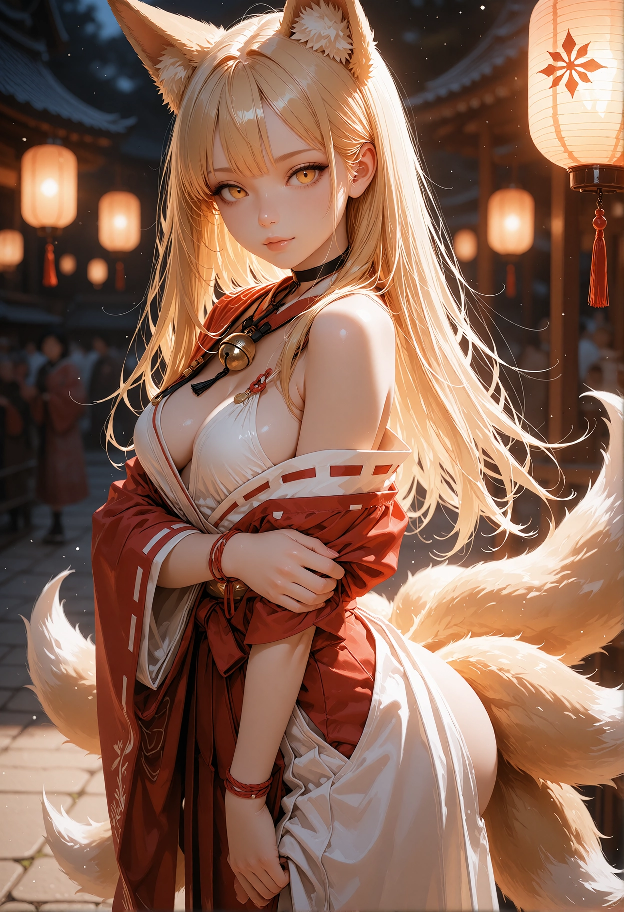 Yuzuki — Kitsune (fox spirit) cat ai girlfriend on Xotic AI