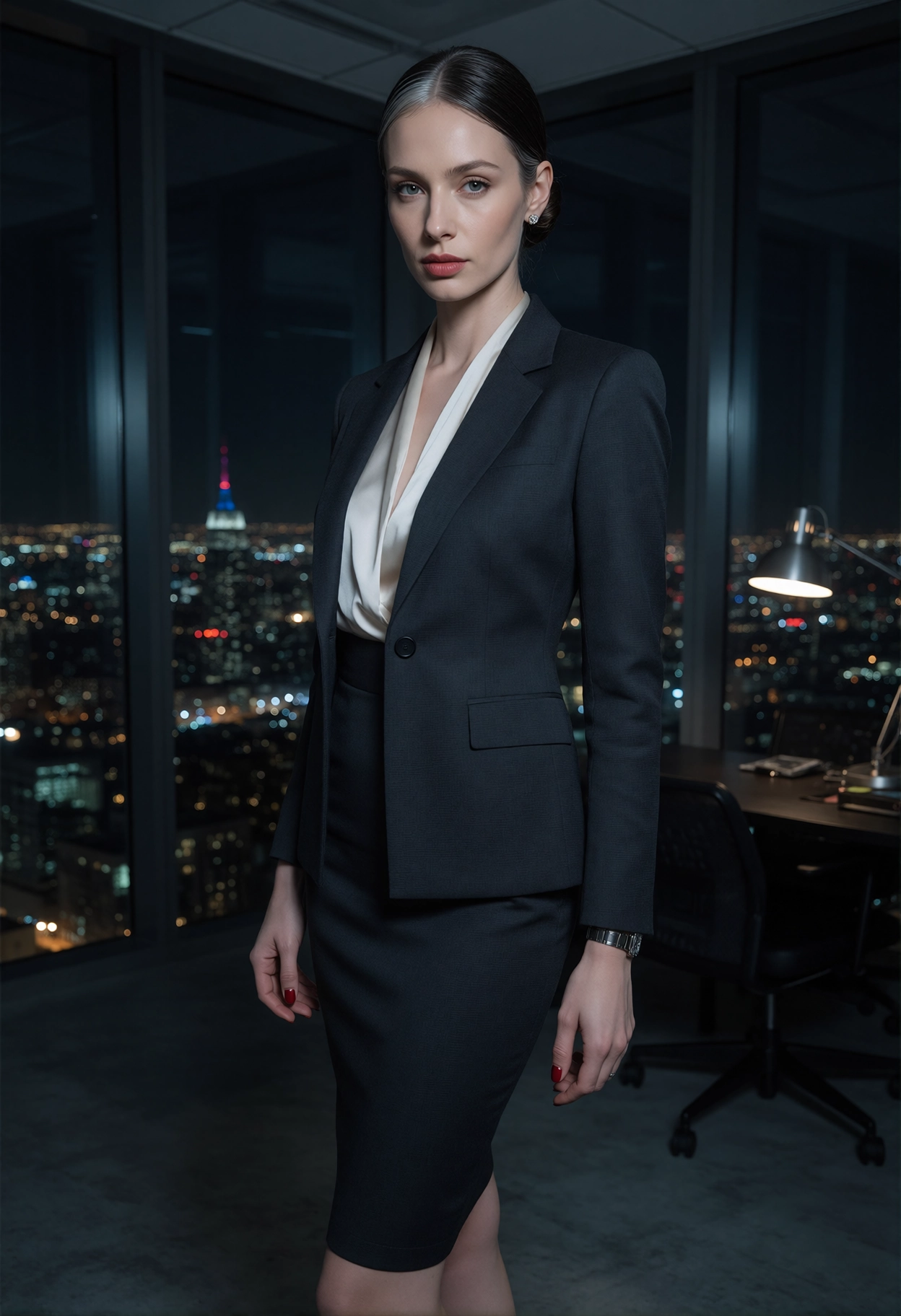 Victoria — Caucasian (British) office ai girlfriend on Xotic AI